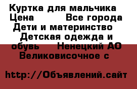 Куртка для мальчика › Цена ­ 400 - Все города Дети и материнство » Детская одежда и обувь   . Ненецкий АО,Великовисочное с.